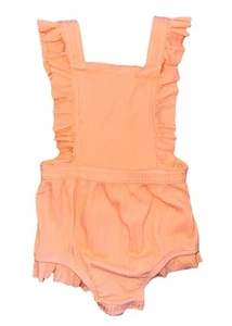 Cat & Jack Baby Girl Criss-Cross Back Jumper Shorts Romper Size 12 Months - Picture 1 of 4