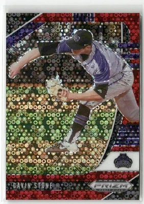 Gavin Stone RC 2020 Panini Prizm Draft Picks Red Donut Circles 61/99 Central - Image 1 of 2