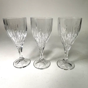 Set of 3 "Ingrid" by Godinger Water Goblets 8.25" Tall - Picture 1 of 10