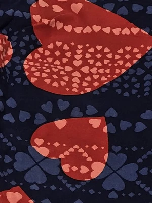 Leggings Lularoe nova sem etiquetas - Dia dos Namorados - Corações - Estampa geométrica - Imagem 1 de 3