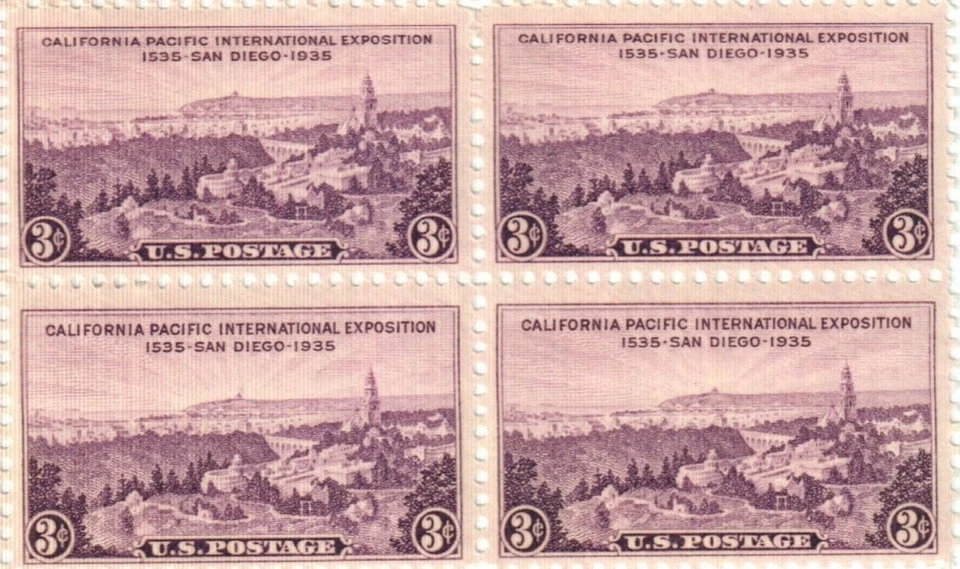 United States 3¢ California Pacific Exposition Postage Stamp #773 Pack of 100 - Image 1 of 1