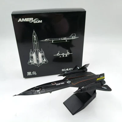 1:144 SR-71 Blackbird Alloy Diecast Model - USA Spy Plane Collectible - Image 1 of 4
