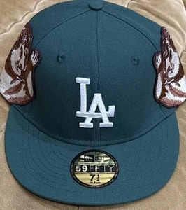 MBL Jon Stan Los Angeles LA Dodgers New Era Fitted Hat Cap 59Fifty SZ 7 5/8 NWT - Picture 1 of 8