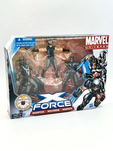 Hasbro X-FORCE (excelente estado) Marvel Deadpool Wolverine Warpath paquete de 3 2010 - Imagen 1 de 3