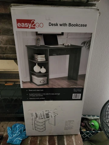 Desk With Bookcase Cover
