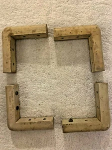 "LOTE DE 4 PARACHOQUES DE GOMA DE ALTA RESISTENCIA TORNILLOS PHILLIPS INCLUIDOS 3 3/4"" x 3 3/4"" - Imagen 1 de 3