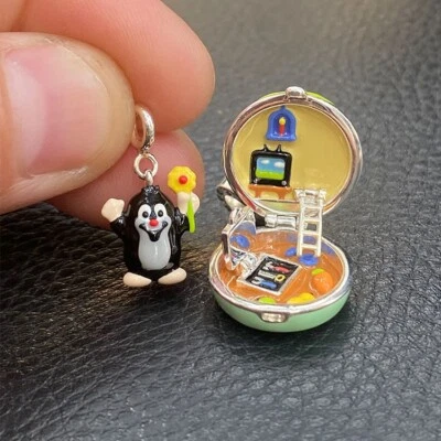 925 Sterling Silver The Mole Tool Locket Dangle Charm For Bracelet Bangle Beads - Image 1 of 4