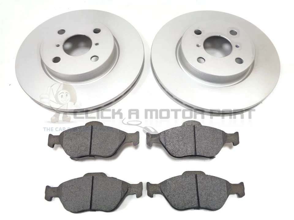 2 DISCOS DE FRENO DELANTEROS Y PASTILLAS PARA TOYOTA YARIS MK3 1.0 1.3 1.4 D-4D 2011-2017 (VNK) Foto 1 de 1
