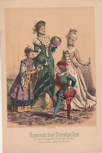 Gravure Mode Journal des Demoiselles - Foto 1 di 1