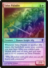 Talus Paladin FOIL Worldwake HEAVILY PLD White Rare MAGIC MTG CARD ABUGames