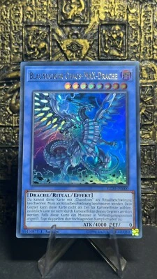 Yu-Gi-Oh! BLAUÄUGIGER CHAOS-MAX-DRACHE LED3-DE000 ULTRA RARE 1. AUFLAGE NM - Bild 1 von 3