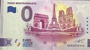 BILLET 0 EURO PARIS MONTPARNASSE 3 MONUMENTS FRANCE 2024 NUMERO DIVERS