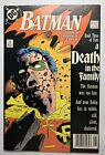 BATMAN #428('88)DEATH IN THE FAMILY (D:JASON TODD) NEWSSTAND 👀how Nice!