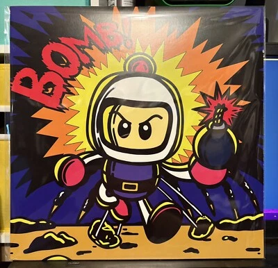BOMBERMAN/BOMBERMAN II Soundtrack Vinyl LP Zoetrope Etching EX Jun Chikuma STS - Image 1 of 3