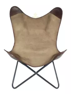 Caqui Lona Mantequilla Fly Silla – Cuero Bkf Silla, Reposabrazos Salón PL2-370 - Imagen 1 de 6