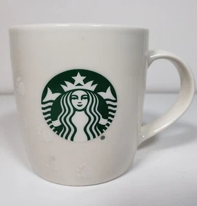 Starbucks Paw Prints 2020 weiß Kaffeebecher/Teetasse 12oz TOP ZUSTAND!!! - Bild 1 von 6