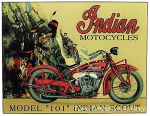 Vintage Indian Motorcycle Ad (9) - Vintage Advertising Art Print - Picture 1 of 1
