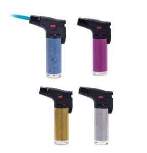 2 x Glitzer Brenner Sturm Feuerzeug Turbo Jet Laser Flamme Gas Anzünder Farbe - Bild 1 von 3