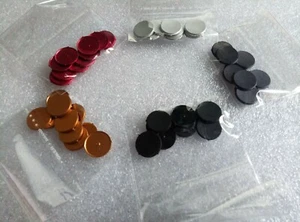 LOT 10X central clickwheel button for ipod 6th 7th classic 80gb 120gb thin 160gb - Bild 1 von 12