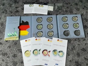 2 Euro Polymerring 10 Münzen in Album - Bild 1 von 3