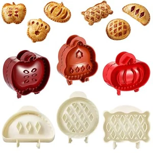 Mini Hand Pie Molds for Baking - 6 Pcs Dough Presser Pocket Pie Molds - One P... - Picture 1 of 7