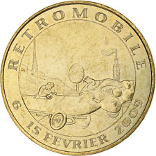 [#1280613] Frankreich, Tourist token, Rétromobile, 2009, MDP, Nordic gold, VZ+