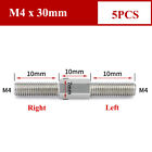 M4 M16 Left And Right Thread Double End Thread Rod Studs Bolt A2 Stainless Steel