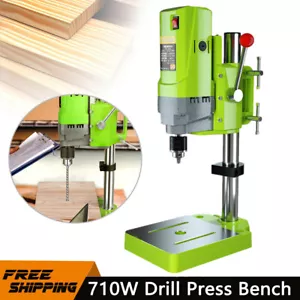 5 Speed Rotary Pillar Drill 13mm Chuck 710W Motor Press Bench Drilling Stand UK - Picture 1 of 8