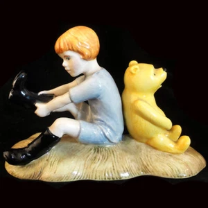 CHRISTOPHER ROBIN AND POOH WP10 by Royal Doulton 5" long made in England - Picture 1 of 5