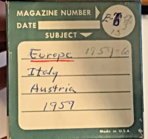 Italy Austria Photo Slides Lot 1959 Original Snapshots Amateur Photos Europe - Picture 1 of 9