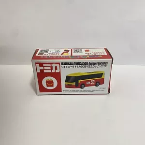 ISUZU GALA TOMICA 50th Anniversary Bus McDonald's Happy Meal Toy - Picture 1 of 5