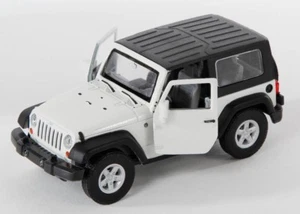 BLITZ VERSAND Jeep Wrangler Rubicon weiss / white Welly Modell Auto 1:34 NEU OVP - Bild 1 von 1