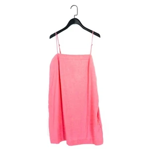 Billabong Strawberry Pink Sunset Cotton Linen Mini Dress - Size M 10 NEW - Picture 1 of 17