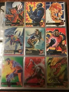 MARVEL FLEER ULTRA 1995 TRADING CARD SET COMPLETE 150/150 MARVEL X-MEN - Picture 1 of 3
