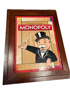 Vintage Game Collectible Monopoly Game Wooden Box - Picture 1 of 3