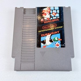 Super Mario Bros and Duck Hunt (Nintendo NES, 1985) Tested & Working