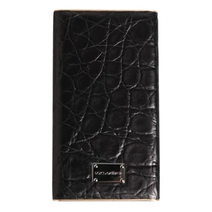 DOLCE & GABBANA Power Bank Charger USB Black Leather Embossed Exotic 3000mAh - Picture 1 of 9