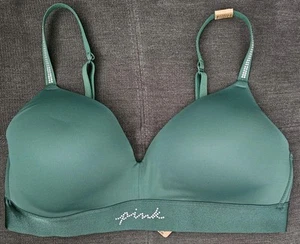 Victoria's Secret PINK Wear Everywhere Wireless Lightly Lined Bra 36C Bling NWT - Bild 1 von 2