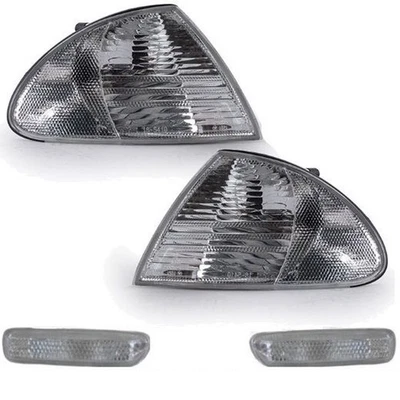 Frontblinker + Seitenblinker Weiß Facelift passt für BMW E46 98-01 4/5 Türer - Bild 1 von 4