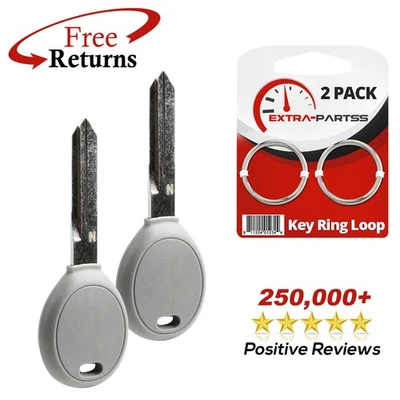 2 For 2001 2002 2003 2004 2005 Chrysler Sebring Uncut Transponder Key Blade 4D61 Foto 1 de 4