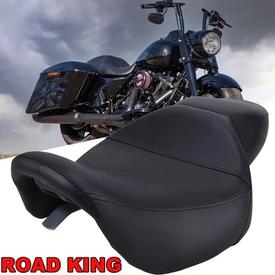 Road King For Harley Two-Up Seat Low-pro Rider Passenger Smooth Style 1997-2007 Foto 1 de 4