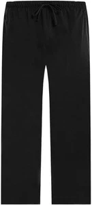 Mens 100% Cotton Pajama Pants, Lightweight Soft Lounge Pant with Pockets - Picture 1 of 51