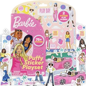 Horizon Group USA Barbie Puffy Sticker Playset, 75 Adesivi Riutilizzabili, 2 Lati - Foto 1 di 6