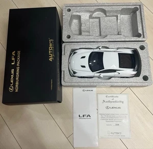 AUTOart 1/18 Lexus LFA Nurburgring Package White Used From Japan - Picture 1 of 3