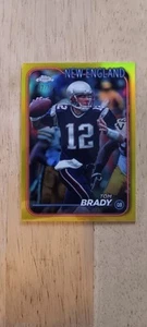 2024 Topps Chrome Tom Brady Yellow Refractor /75 - Picture 1 of 2
