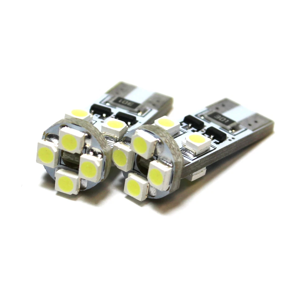2x Peugeot Partner Bright Xenon White 8SMD LED Canbus Number Plate Light Bulbs - Image 1 of 1