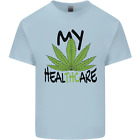 Weed My HealTHCare Cannabis Śmieszny THC Dziecięcy T-shirt Dziecięcy