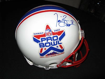 Tim Brown Rich Gannon Oakland Raiders Signed Authentic Pro Bowl Helmet PSA - Image 1 of 4