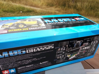 Citroën 2cv radiocommandé Tamya,chassis,moteur,coque,sans télécommande,batteries - Photo 1/4