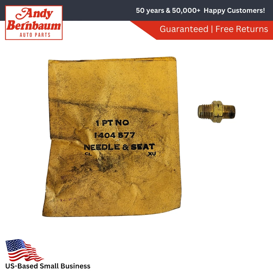 Dodge Truck B-3 B-4 C-1 C-3 1952-1960 aguja de carburador y asiento 1404577 nuevo de stock Foto 1 de 4